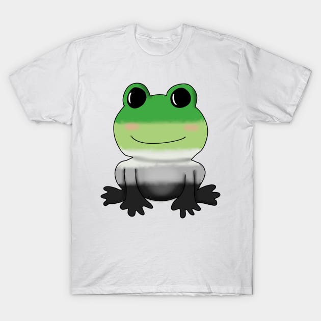 Aromantic Frog T-Shirt by Becky-Marie